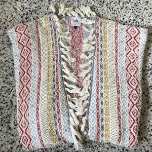 XS (fits like OS) cabi poncho